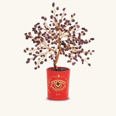 Courageous Heart Ruby July Birthday Tree